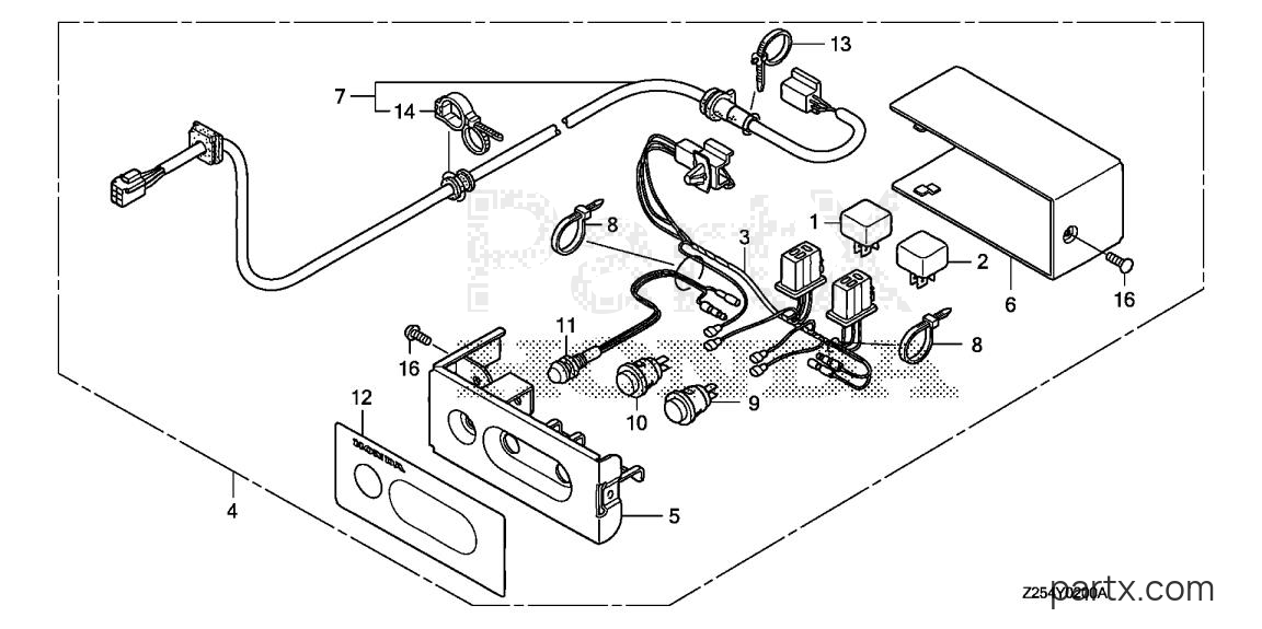 Honda EU6500IS1 A - REMOTE CONTROL BOX