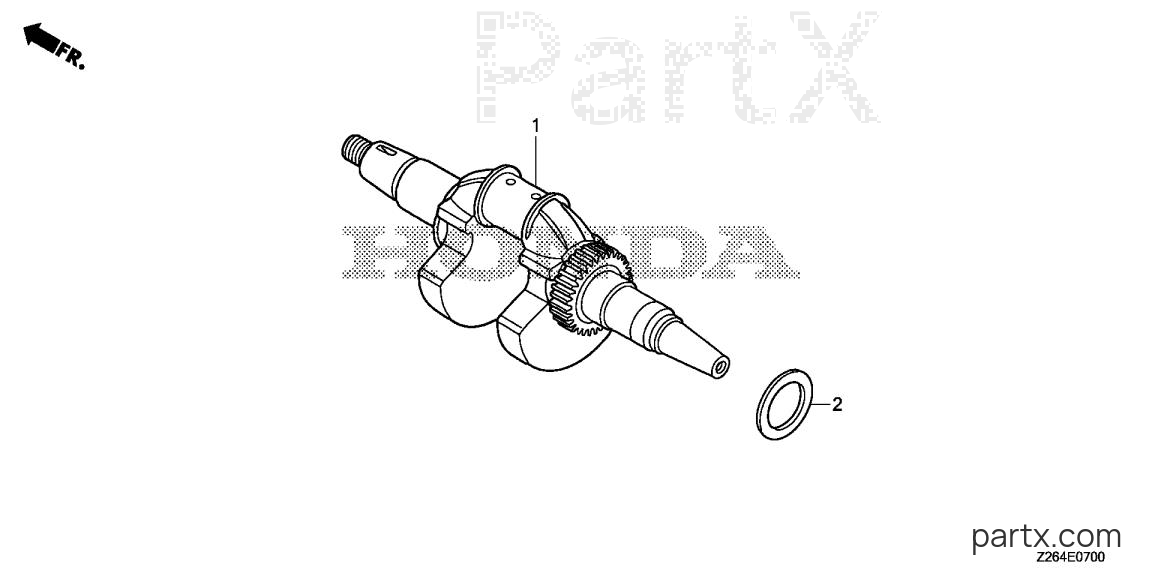 Honda EB10000 AN2 - CRANKSHAFT