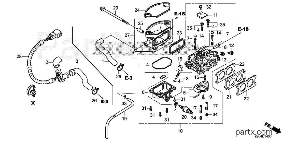 Honda EB10000 AN2 - CARBURETOR