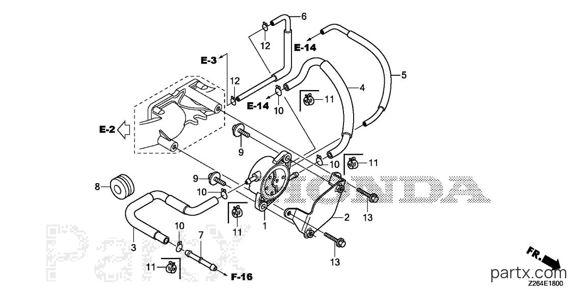 Honda EB10000 AH1 - FUEL PUMP