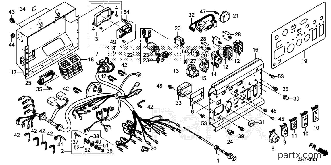 Honda EB10000 AN2 - CONTROL BOX (2)
