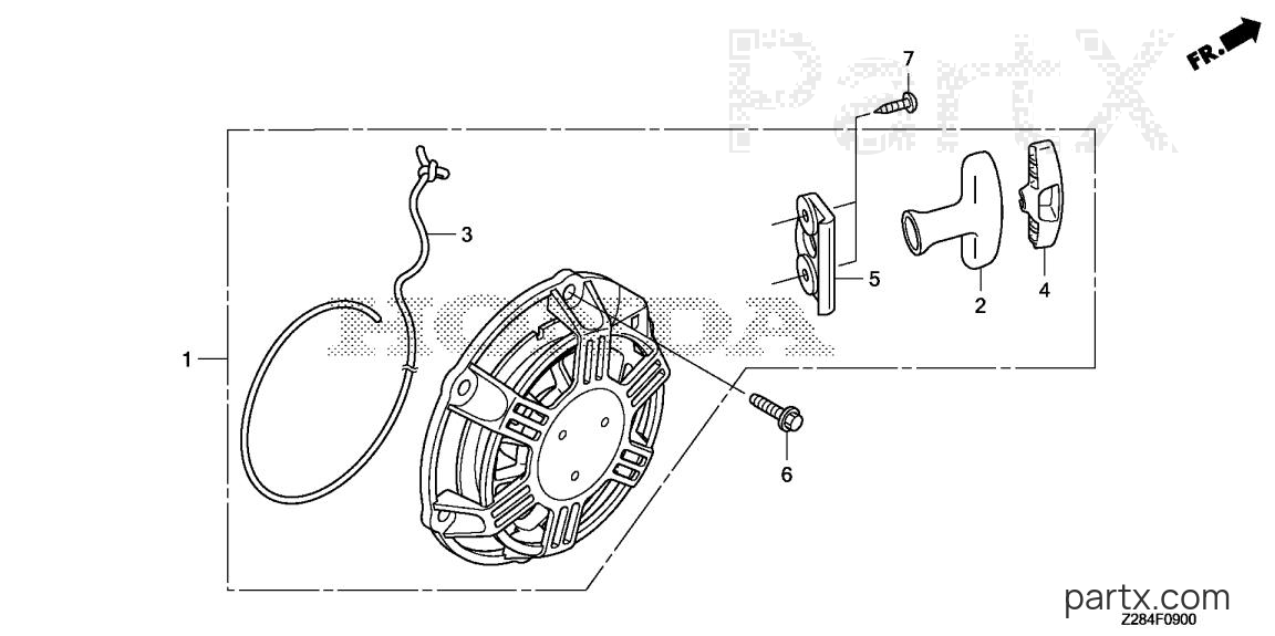 Honda EU3000I AC - RECOIL STARTER