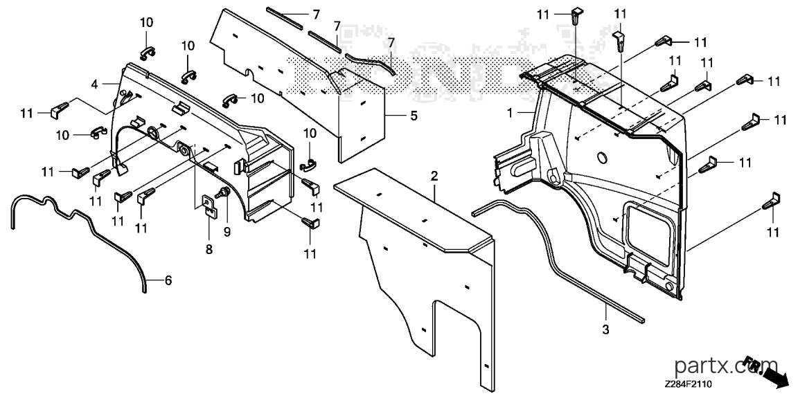 Honda EU3000I AN - SHROUD