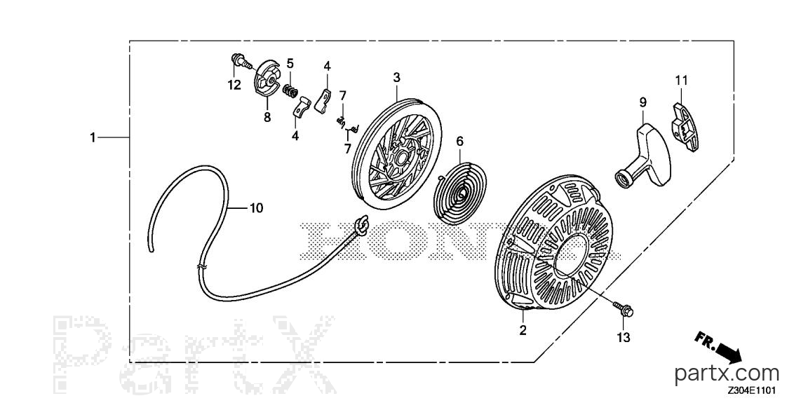 Honda EG6500CL AT - RECOIL STARTER