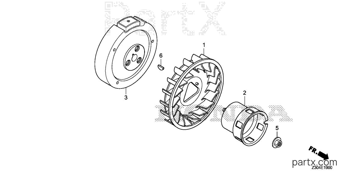 Honda EG6500CL AT1 - FLYWHEEL
