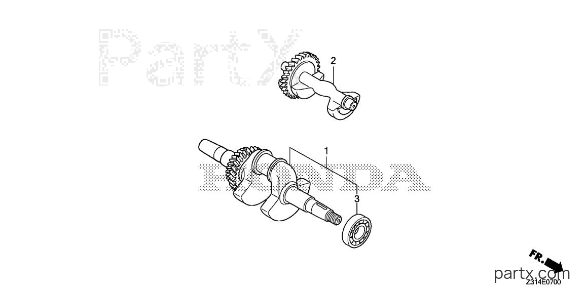 Honda EG5000CL AT - CRANKSHAFT