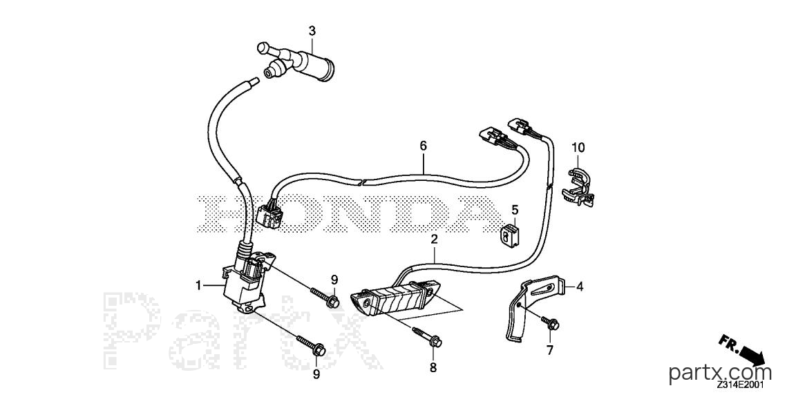 Honda EG5000CL AT - IGNITION COIL