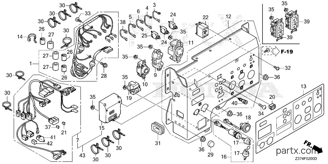 Honda EU7000ISN AT - CONTROL PANEL (1)