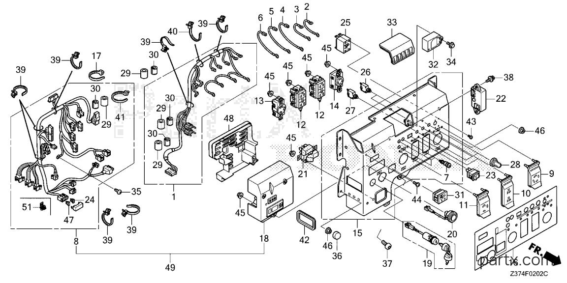 Honda EU7000ISN AG - CONTROL PANEL (3)