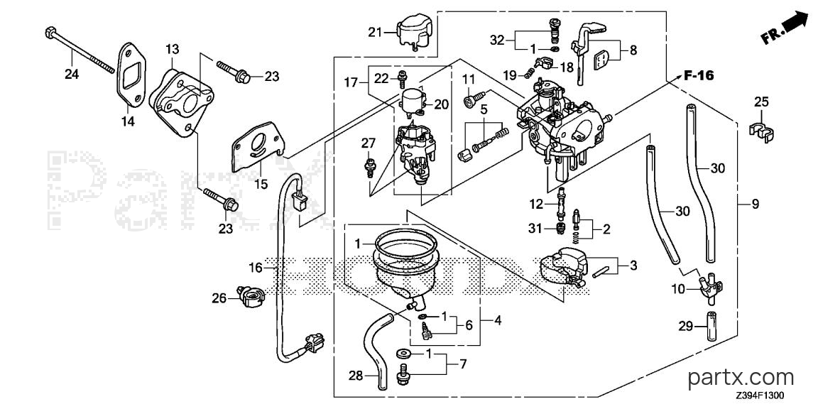 Honda EU2000IT1 A1 - CARBURETOR