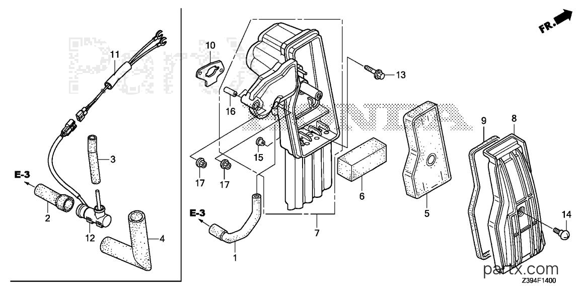 Honda EU2000IT1 A3 - AIR CLEANER