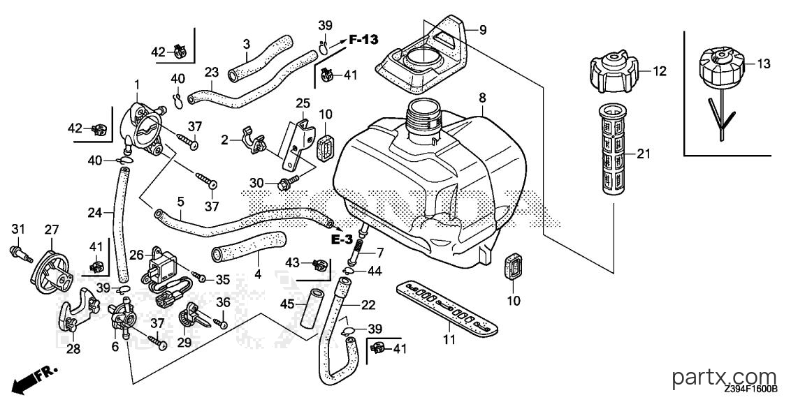 Honda EU2000IT1 A3 - FUEL TANK