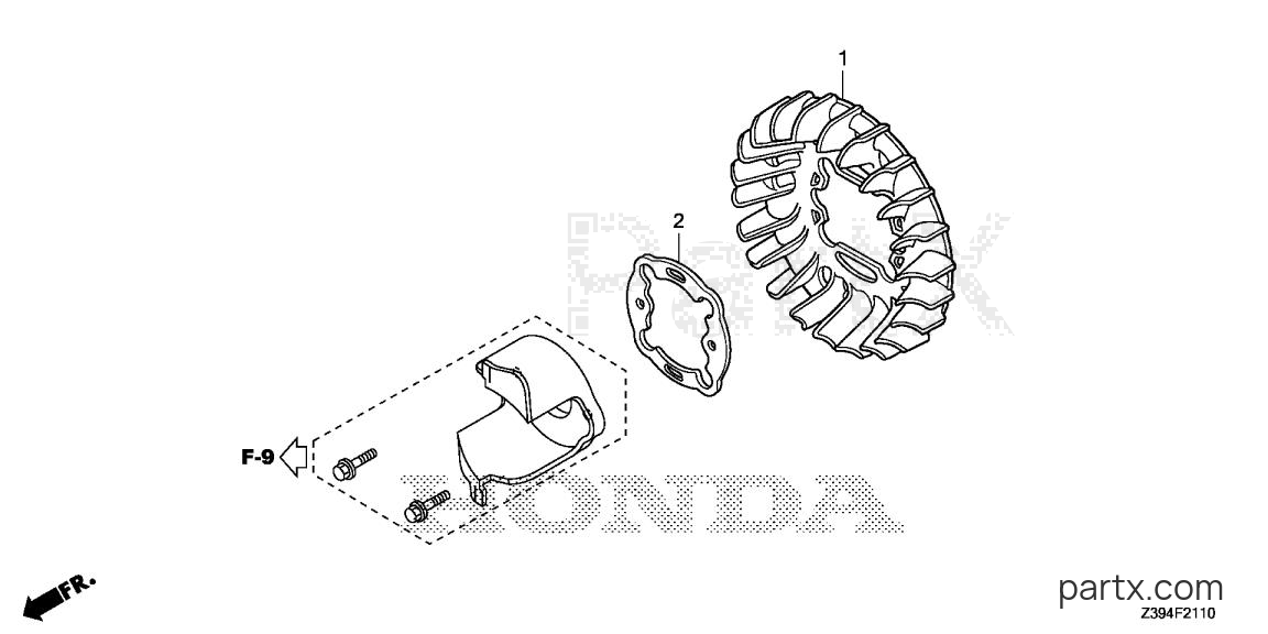 Honda EU2000IT1 A1 - COOLING FAN