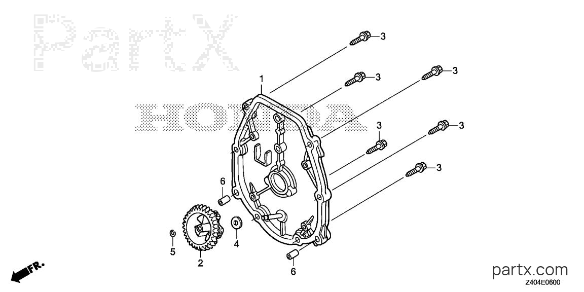 Honda EU1000IT1 AN1 - CRANKCASE COVER