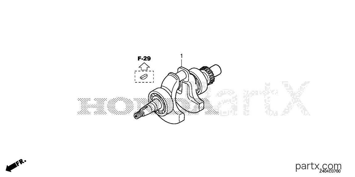Honda EU1000IT1 A - CRANKSHAFT