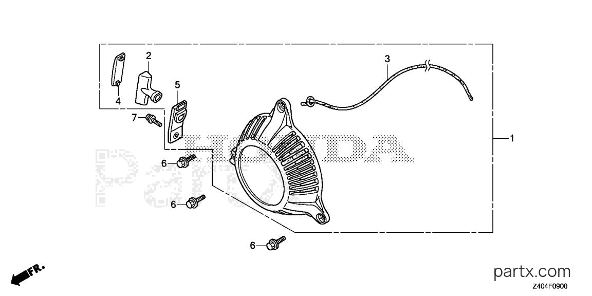 Honda EU1000IT1 AN - RECOIL STARTER
