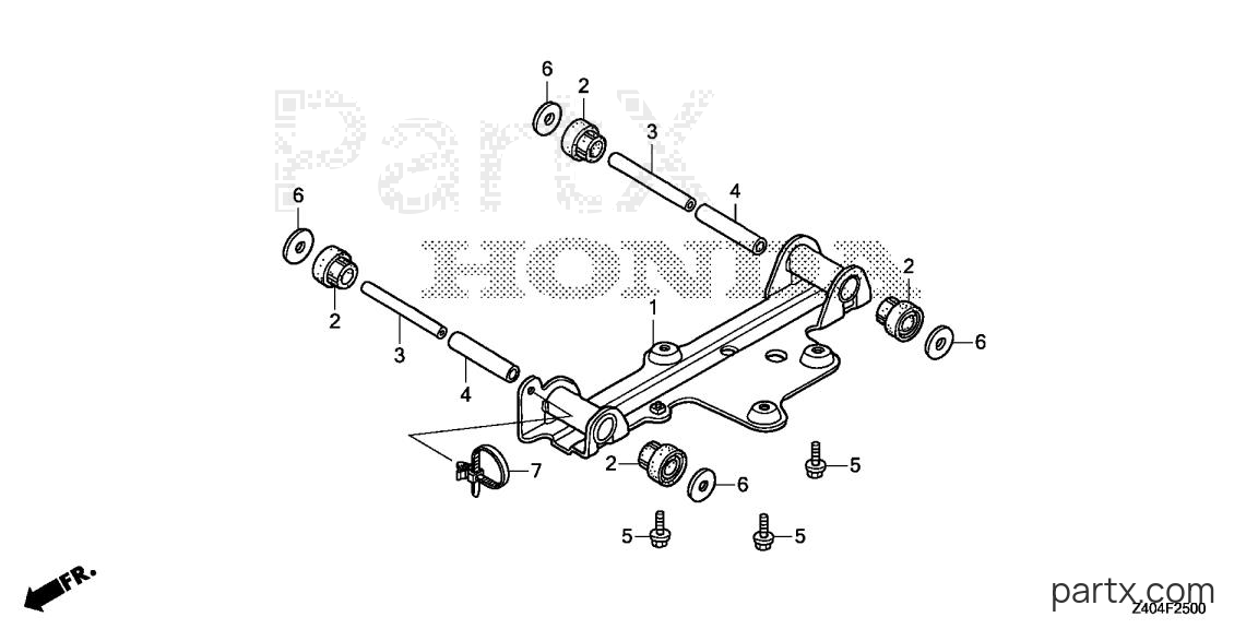Honda EU1000IT1 AG - ENGINE BED
