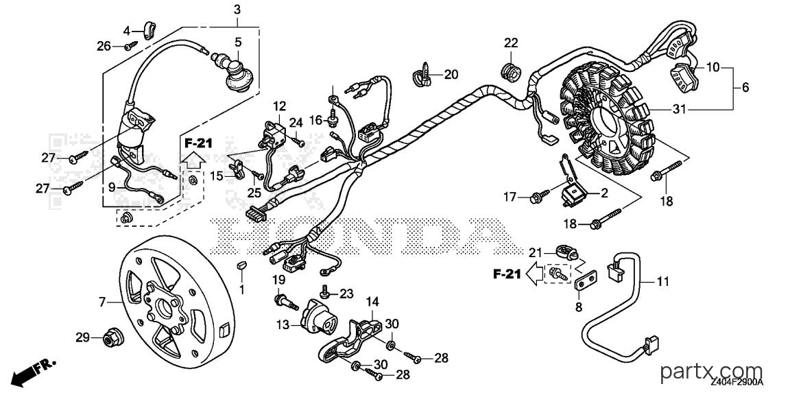Honda EU1000IT1 AN - IGNITION COIL - GENERATOR