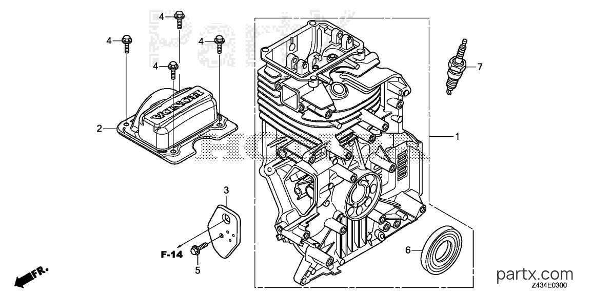 Honda EB2800I A - CYLINDER