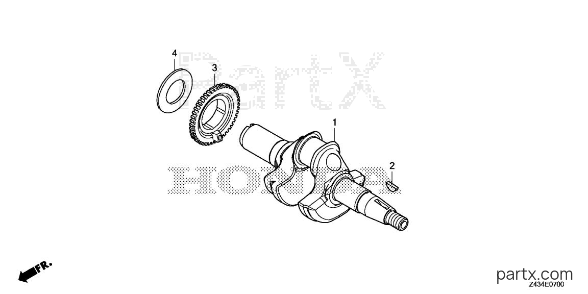 Honda EB2800I A - CRANKSHAFT