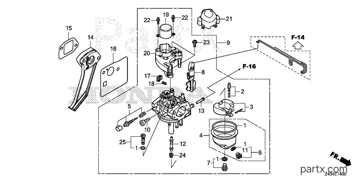 Honda EB2800I A - CARBURETOR