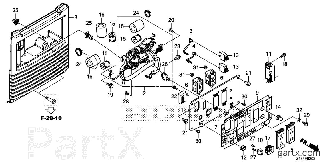 Honda EB2800I AG - CONTROL PANEL (3)