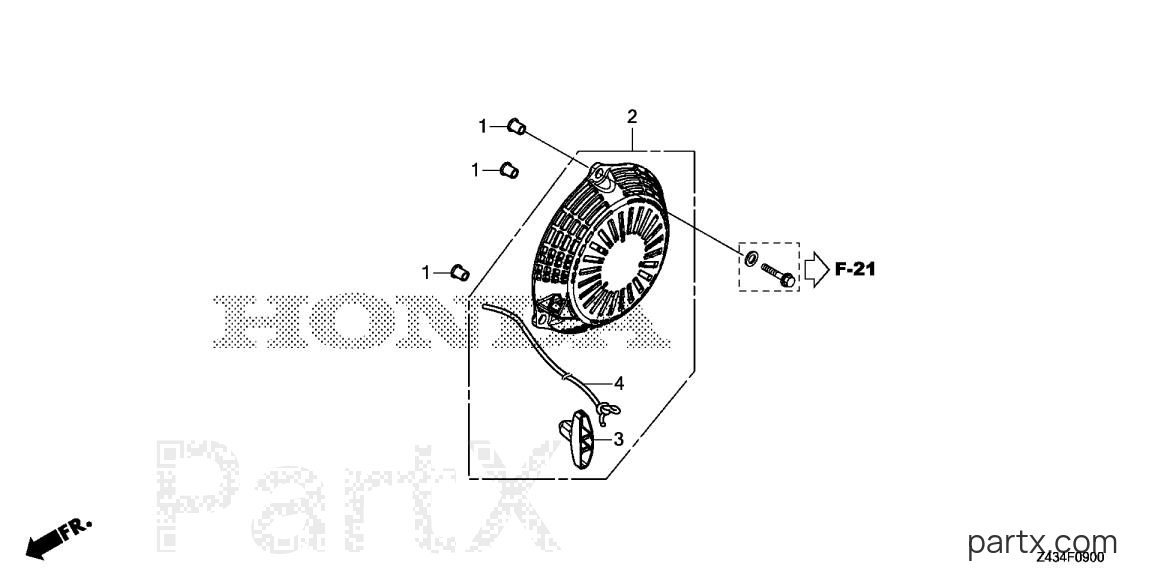 Honda EG2800I AN - RECOIL STARTER