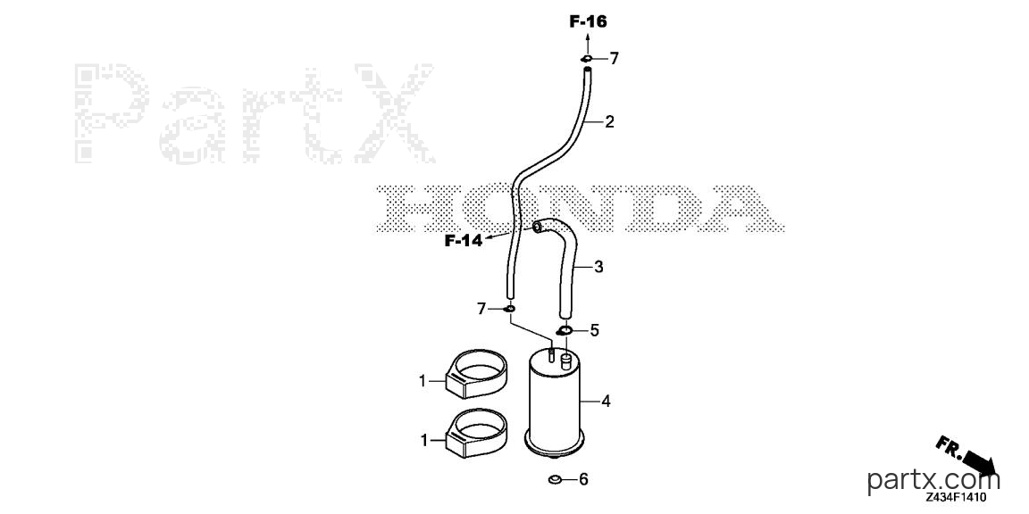 Honda EB2800I AG - CANISTER