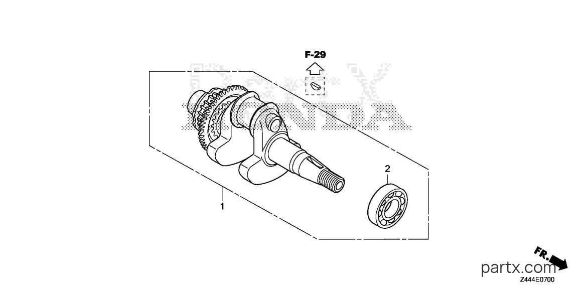 Honda EU2200IT A1 - CRANKSHAFT