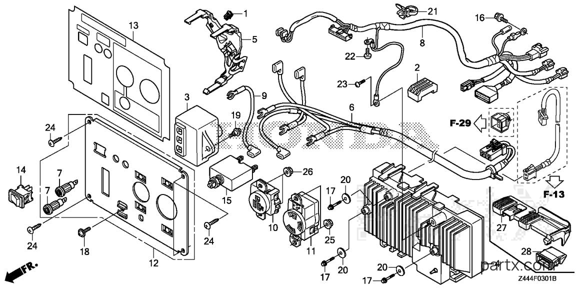 Honda EU2200IT A1 - CONTROL PANEL (2)