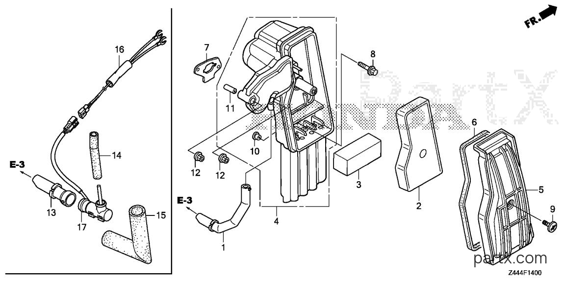 Honda EU2200IT A2 - AIR CLEANER