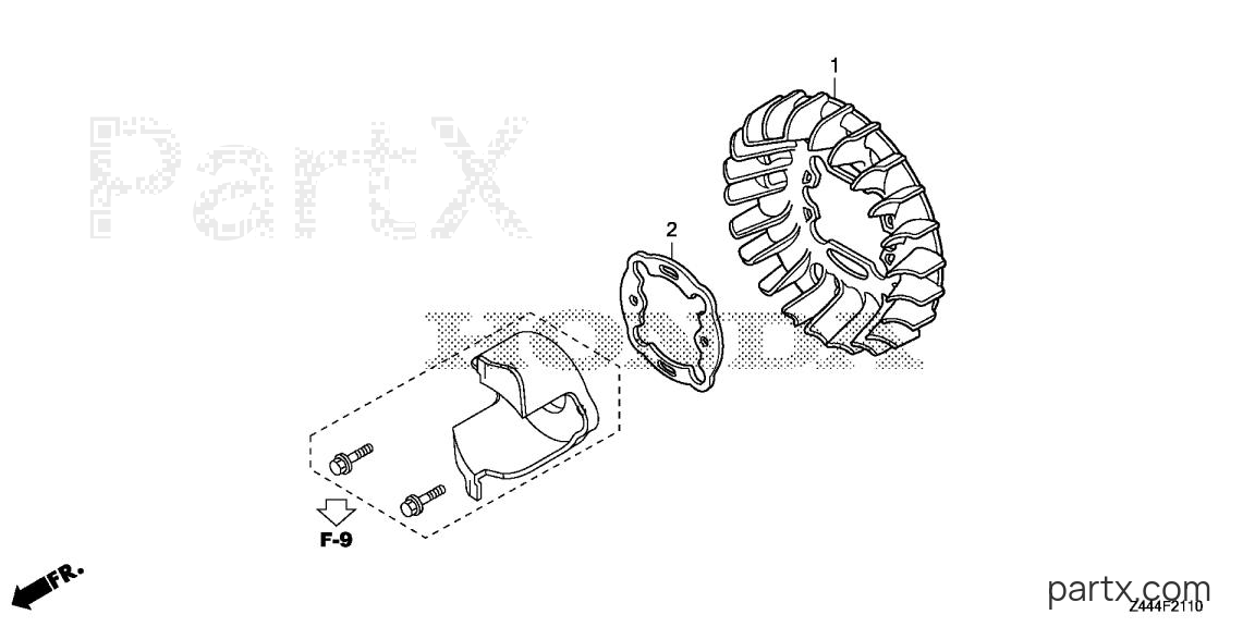 Honda EB2200IT AN1 - COOLING FAN