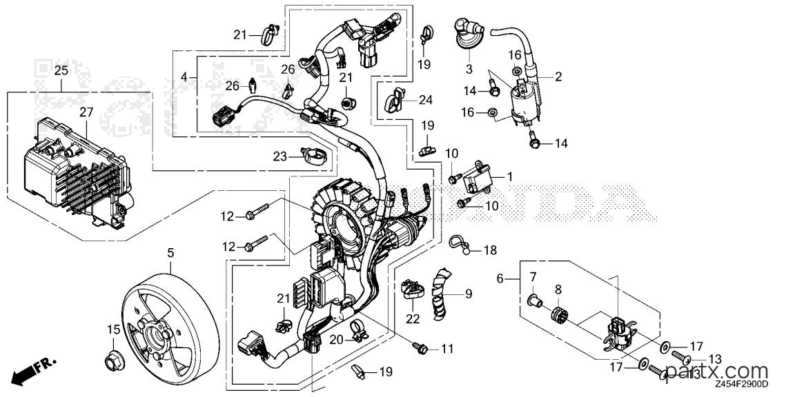 Honda EU3200I AN - ROTOR - STATOR