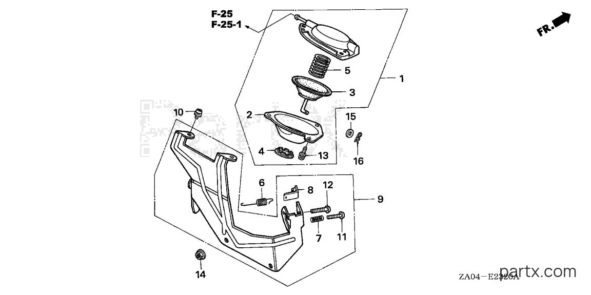 Honda EL5000 A - DIAPHRAGM (1)