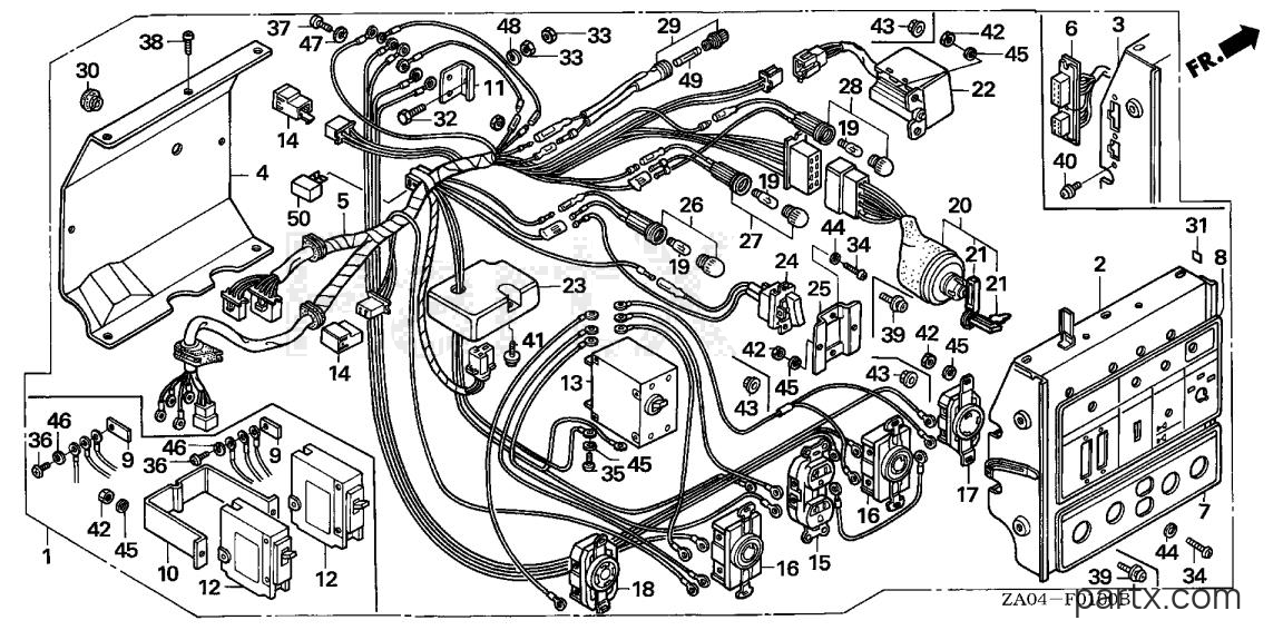 Honda ES6500K1 AR - CONTROL BOX (1)