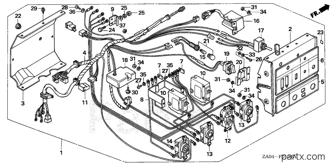 Honda EL5000 A - CONTROL BOX (2)