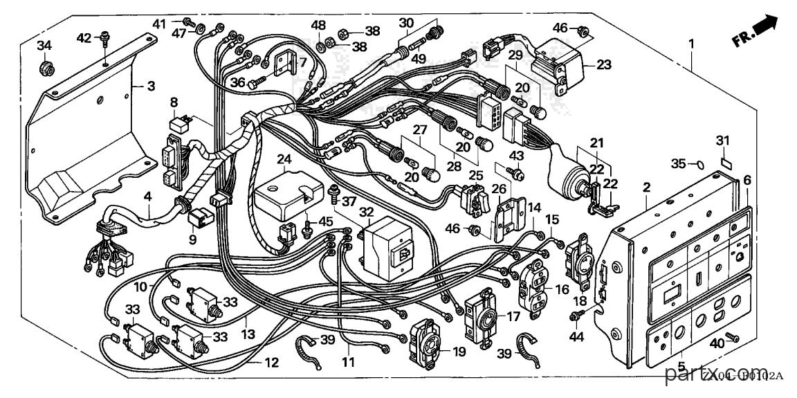 Honda ES6500K2 A - CONTROL BOX (3)
