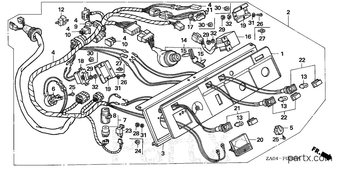 Honda EX5500 A - CONTROL PANEL