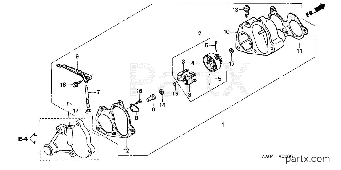 Honda EX5500 A - GOVERNOR KIT