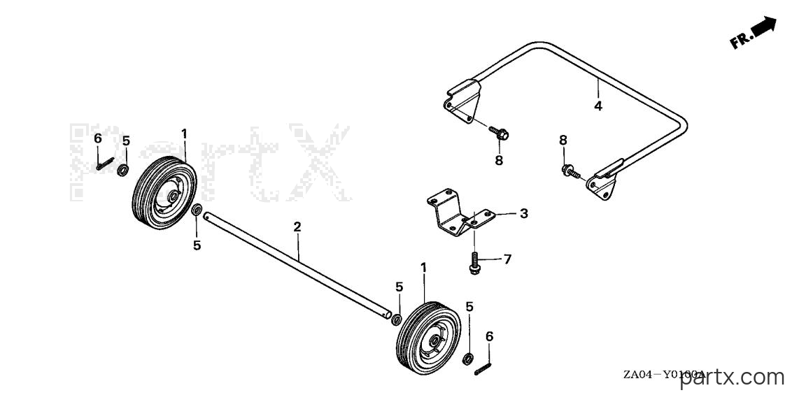 Honda EL5000 A - WHEEL KIT (1)