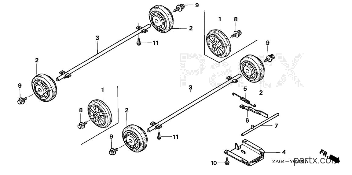 Honda EX5500 A - WHEEL KIT (3)