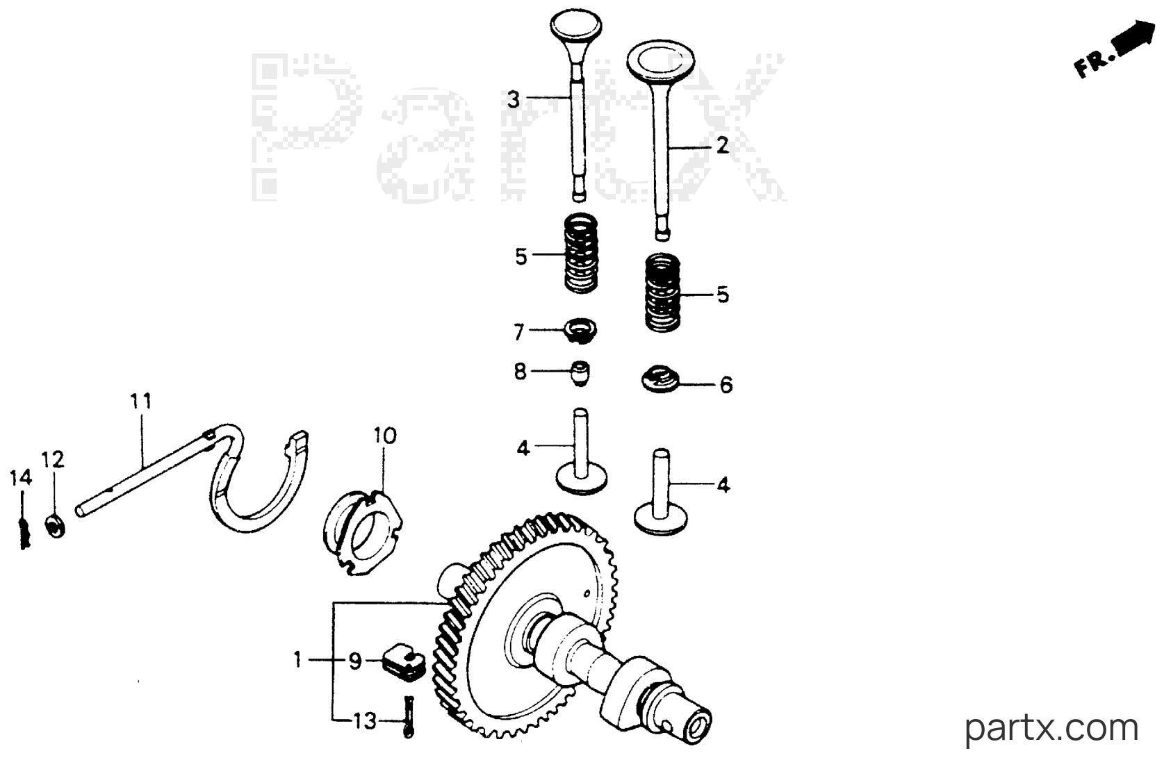 Honda EM4000 A - CAMSHAFT