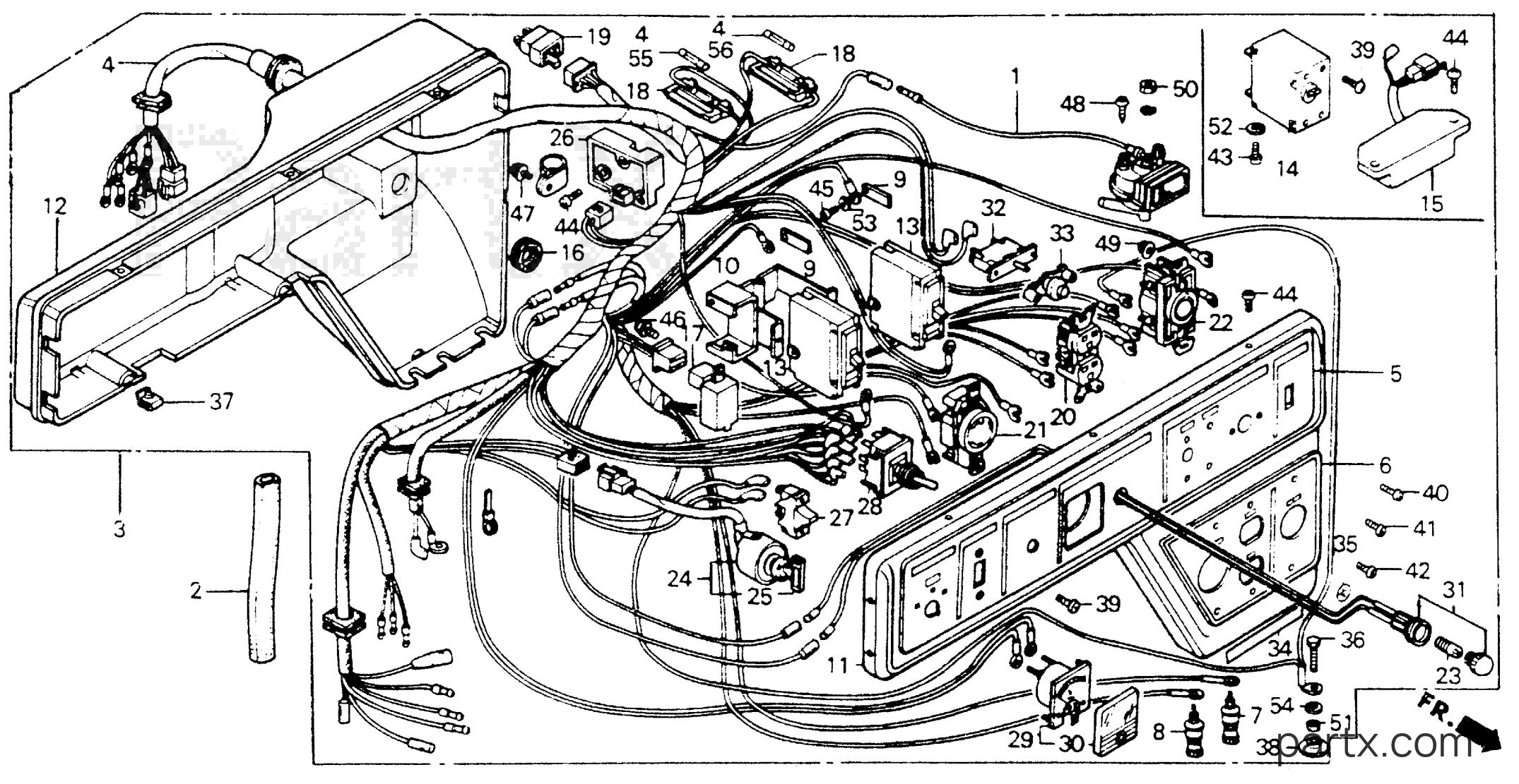 Honda EMS4500 A - CONTROL BOX (EMS)