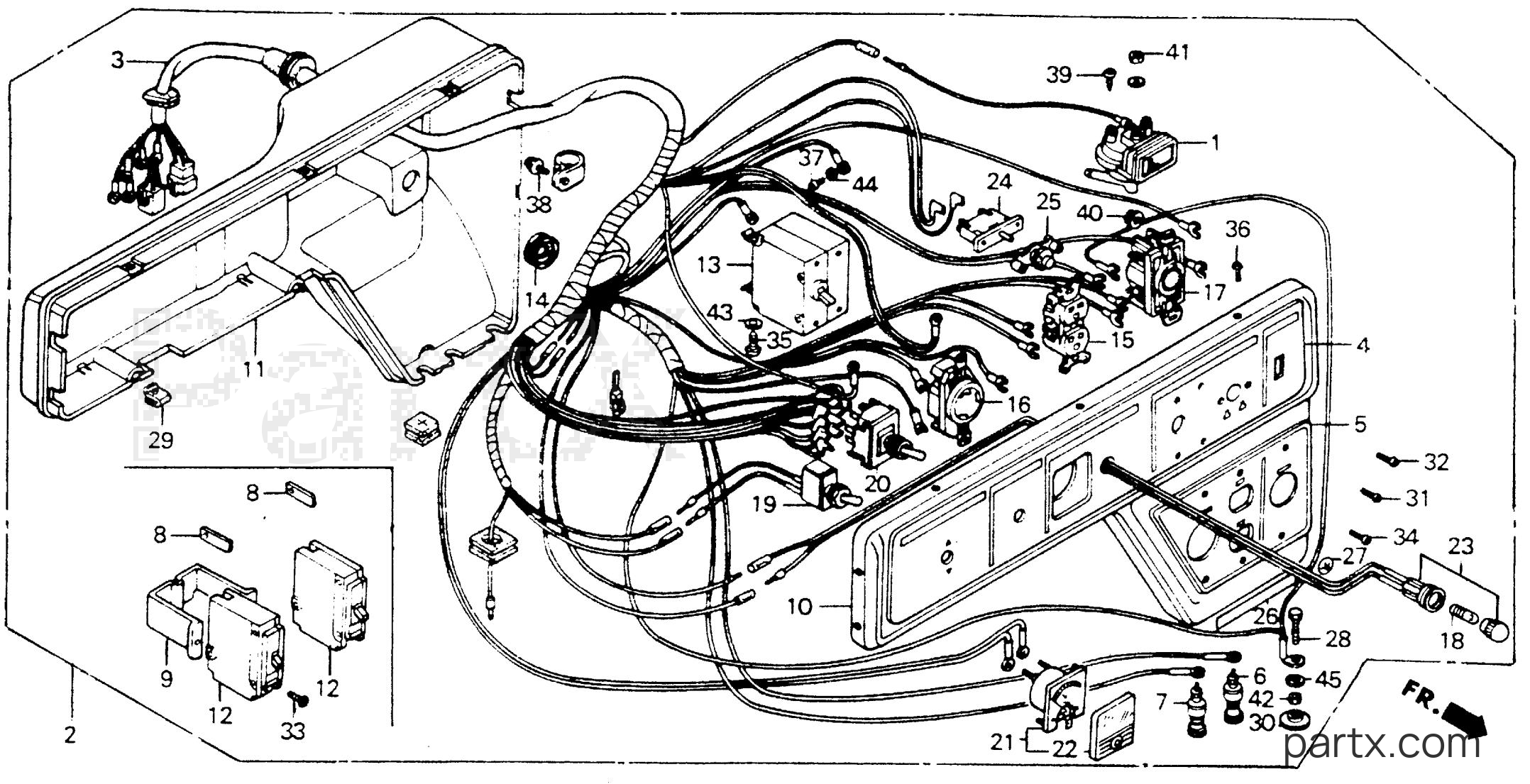 Honda EM4000 A - CONTROL BOX (EM)