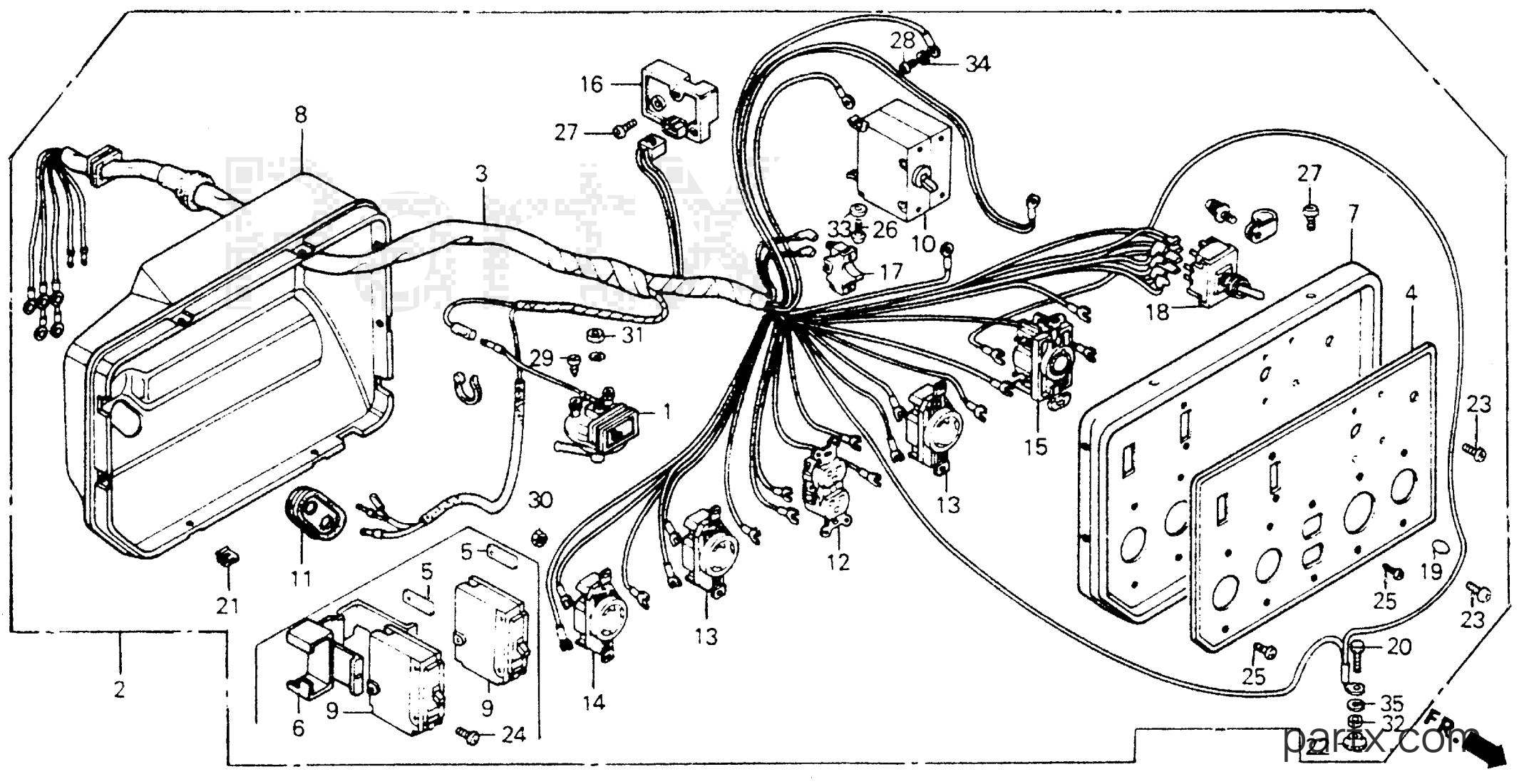 Honda EB4000 A - CONTROL BOX (EB)