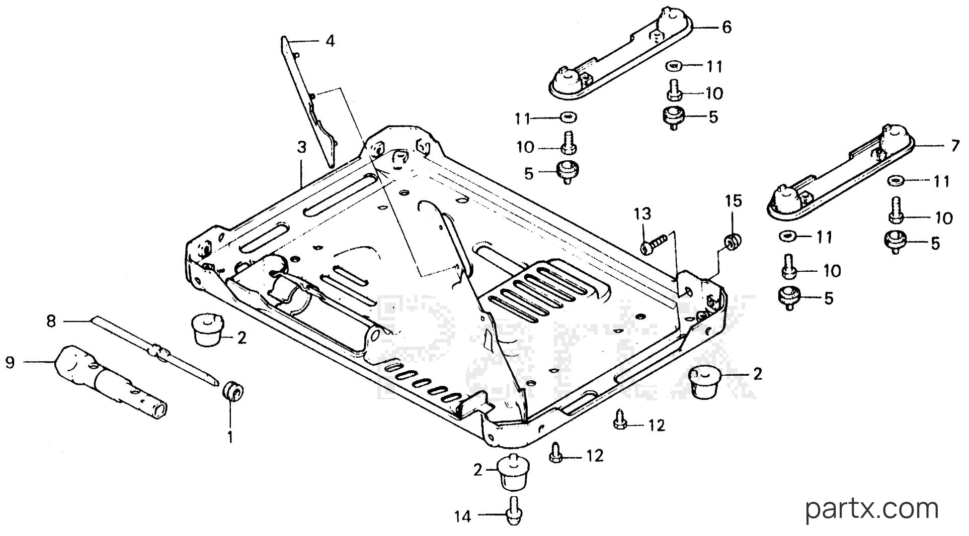 Honda EM500K1 A - LOWER COVER