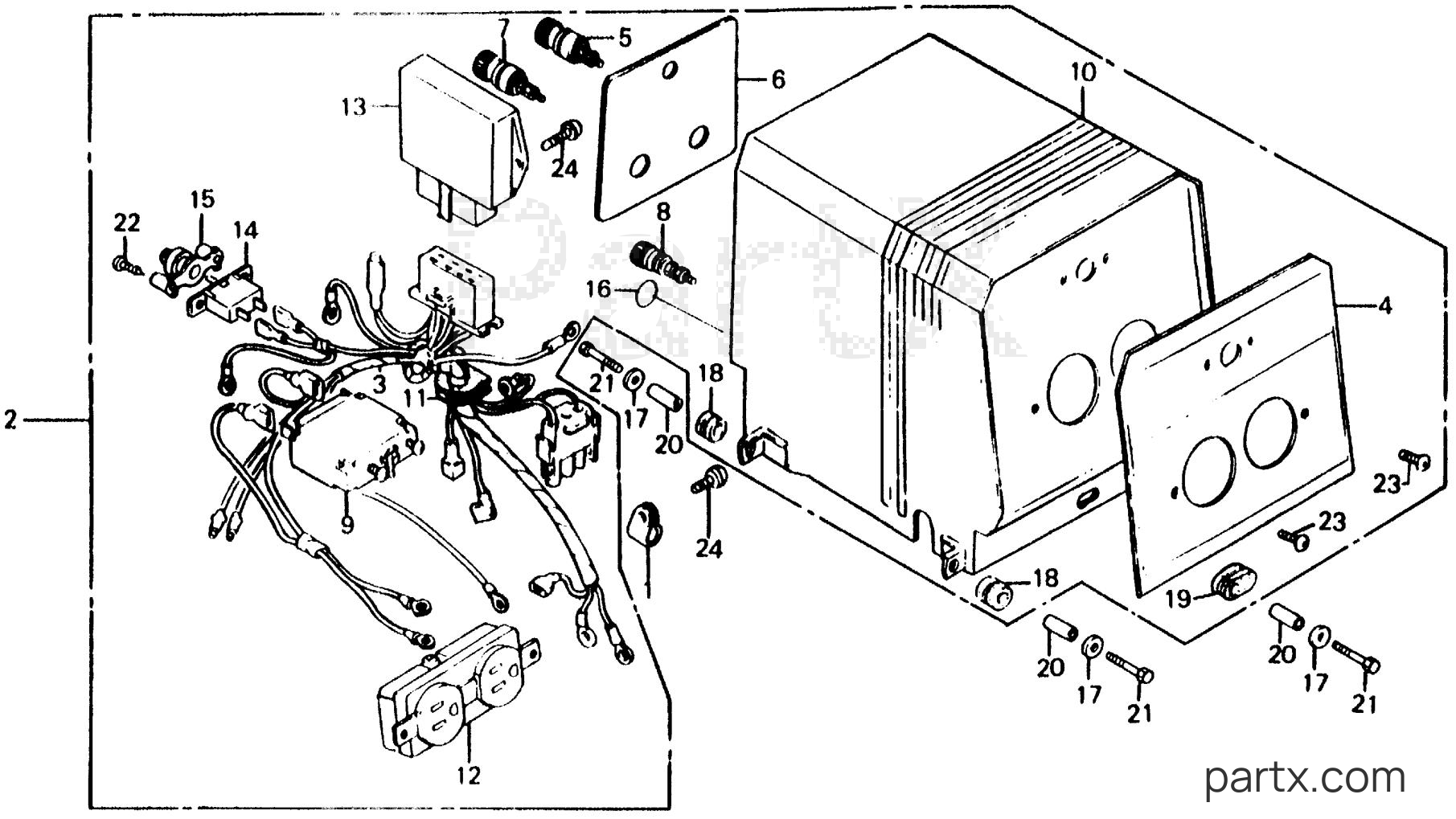 Honda EG1400Z A - CONTROL BOX