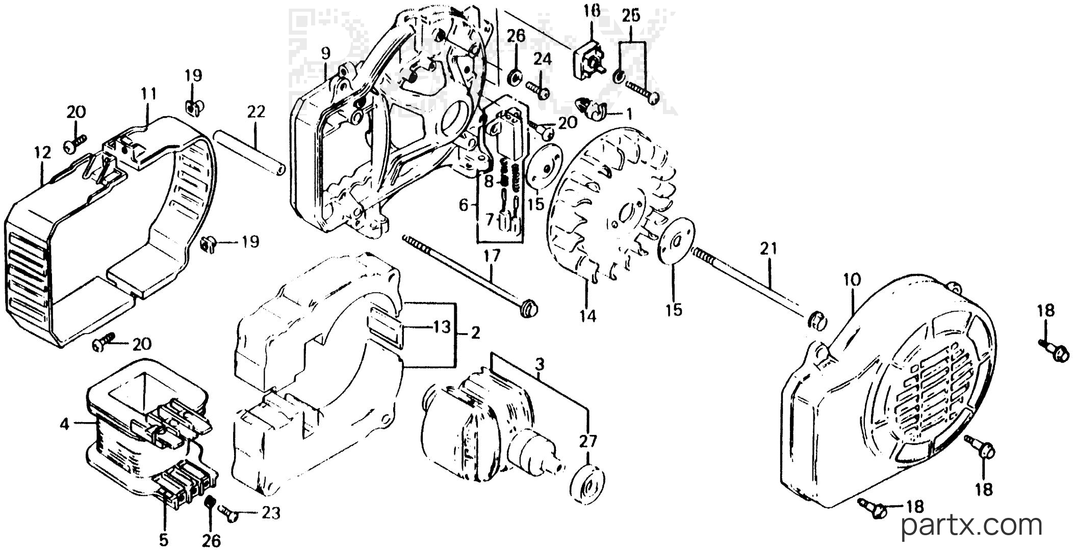 Honda EG1400Z A - ALTERNATOR