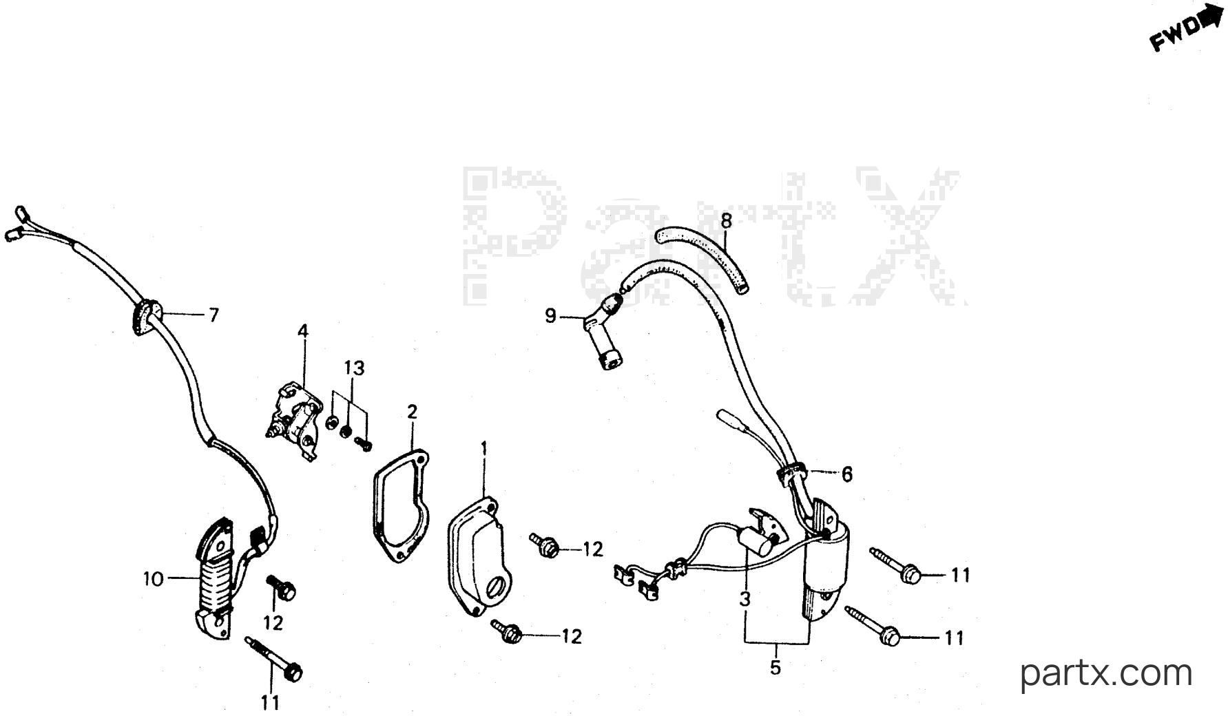 Honda EG2200Z A - POINTS