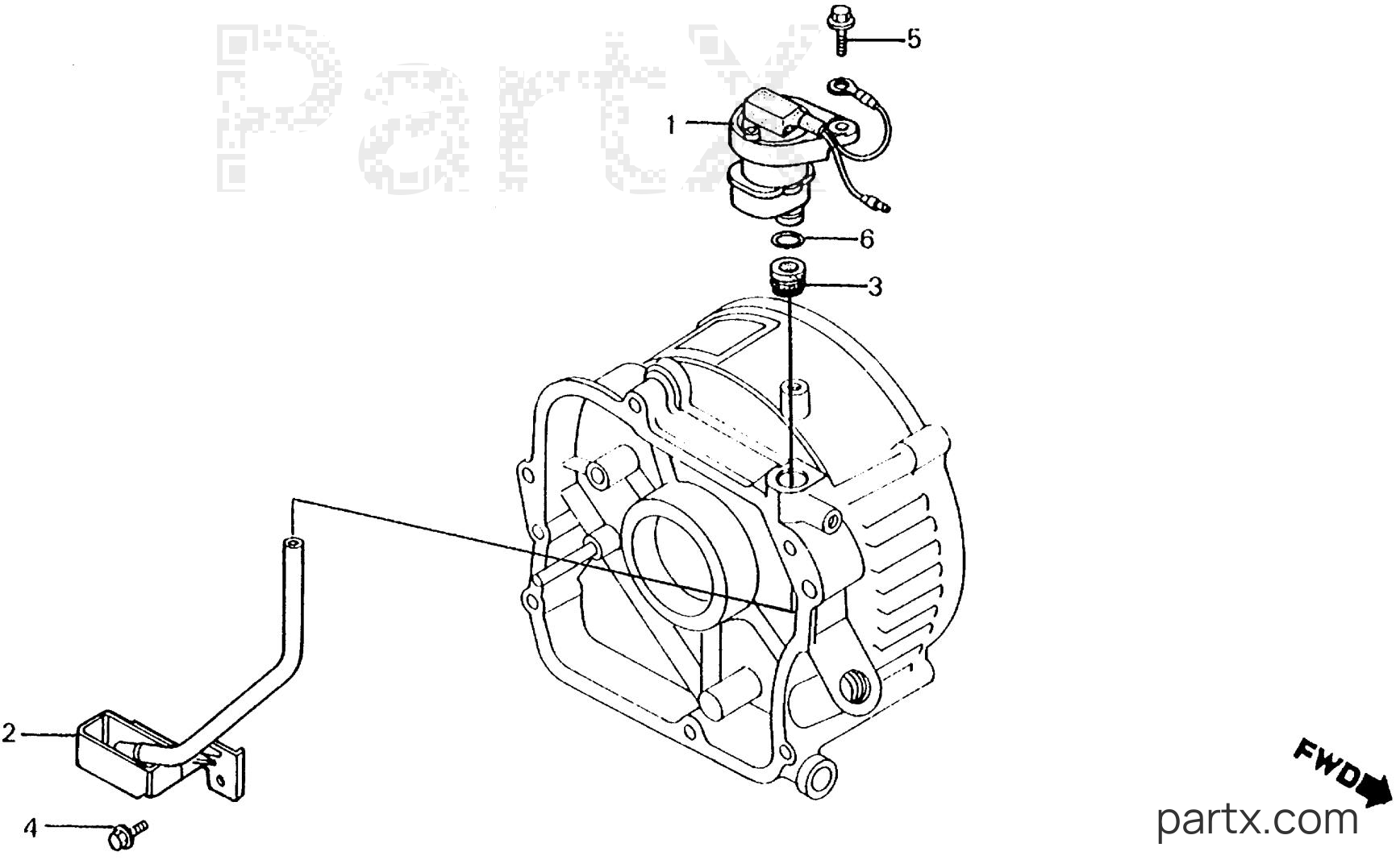 Honda EX800 A - OIL ALERT SWITCH